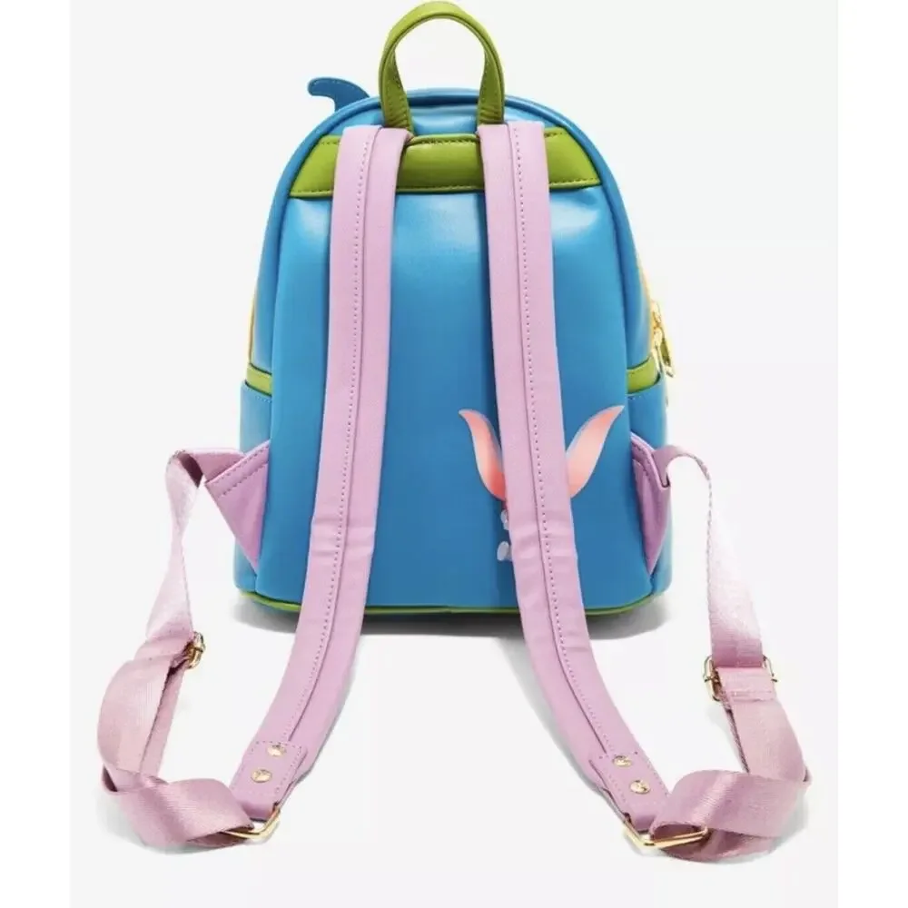 Loungefly Dumbo Mini Backpack BALLOONS Bright Pink & Turquoise Circus DISNEY